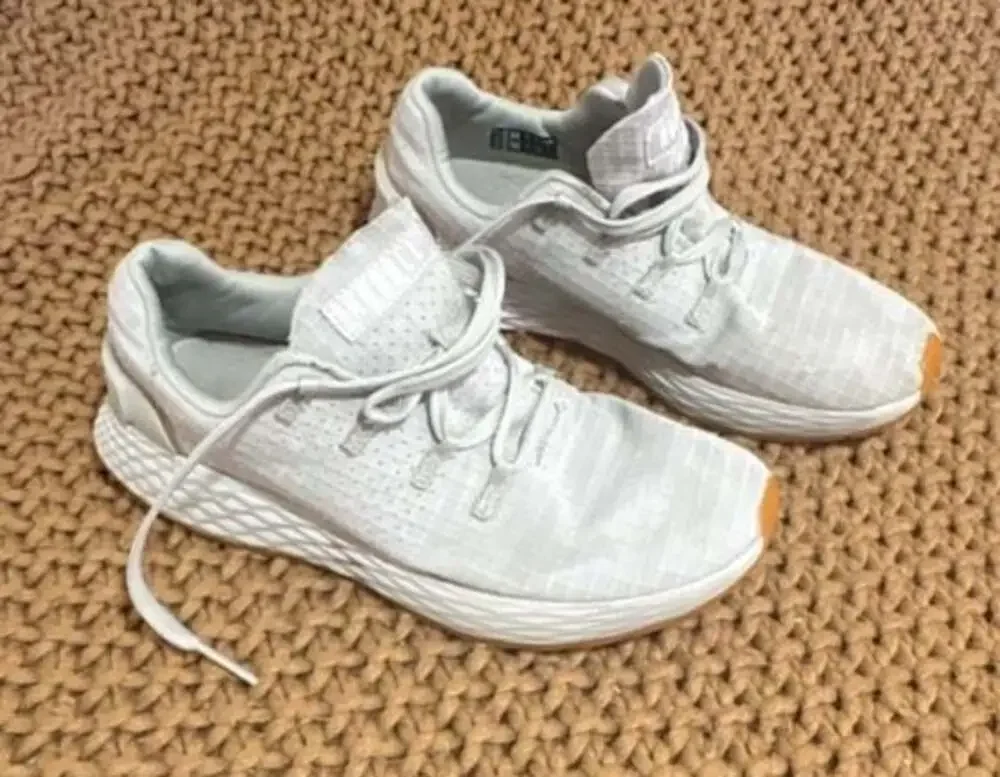 NOBULL Women's Light Grey Allday Ripstop Athletic Training Shoes Size 7